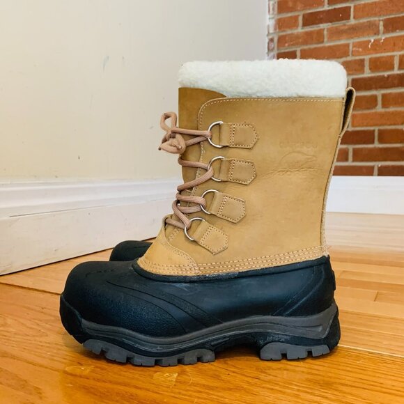 Sorel Caribou Women’s US 8 NL1004-280 Leather Waterproof Winter Snow Boots - Picture 6 of 11